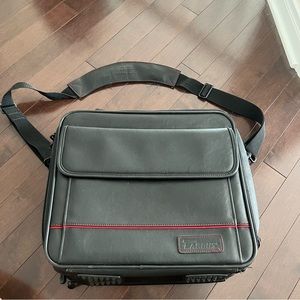 Leather laptop bag